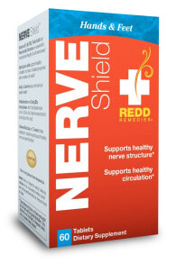 Витамины и БАДы для мышц и суставов Redd Remedies Nerve Shield Пишевая добавка для улучшения кровообращения и нервной системы 60 таблеток