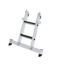 Günzburger Stufen-Glasreinigerleiter Unterteil nivello-Traverse & clip-step R 13 2 Stufen