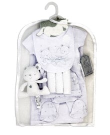 Rock-A-Bye Baby Boutique rock-A-Bye Baby Boutique Baby Boys or Baby Girls Bear Layette Gift, 10 Piece Set