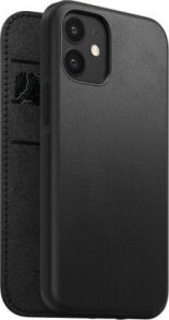 чехол пластмассовый черный iPhone 12 mini Nomad