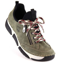 Comfortable Rieker shoes W RKR610 green