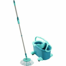 Cleaning bucket Leifheit Clean Twist Mop Ergo mobile Blue (1 Piece)