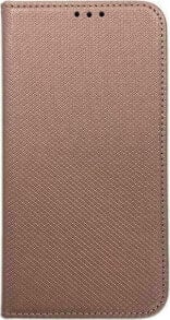 NO NAME Etui Smart Magnet book Realme C63 różowo złoty/rose gold