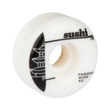 SUSHI Pagoda Wide Skateboard Wheels 4 Units