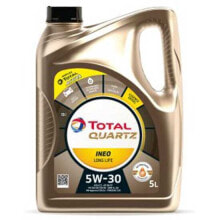 Купить масла и технические жидкости для автомобилей Total: TOTAL Quartz MC3 Ineo 5W30 5L 4 Stroke Engines Oil