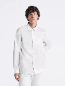 Белые мужские рубашки Calvin Klein (Кельвин Кляйн)