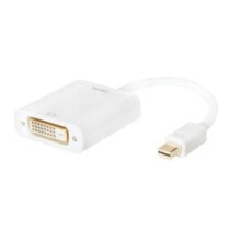 LogiLink CV0037B видео кабель адаптер 0,15 m Mini DisplayPort DVI Белый