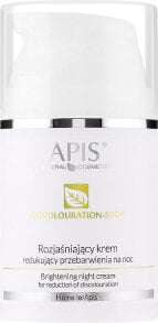 Aufhellende Nachtcreme zur Reduzierung von Verfärbungen - APIS Professional Home TerApis Brightening Night Cream