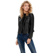 ONLY Gemma Faux Leather Biker Jacket