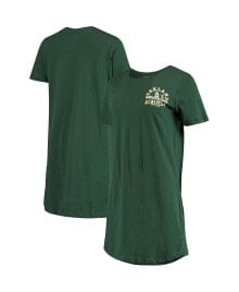 Женские спортивные платья women's by New Era Green Oakland Athletics Tee Dress