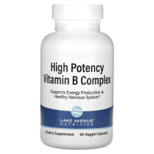 High Potency Vitamin B Complex, 30 Veggie Capsules