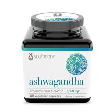 Ашваганда Youtheory Ashwagandha --  Ашваганда( молодость) - 1000 мг - 60 капсул