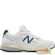 [U990TC4] Mens New Balance 990v4 'MiUSA White Green'