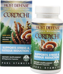 Грибы host Defense Organic Mushrooms™ CordyChi® -- 60 Vegetarian Capsules