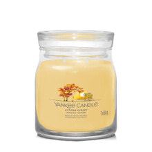 Освежители воздуха и ароматы для дома aromatic candle Signature glass medium Autumn Sunset 368 g