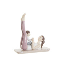 Декоративная фигура DKD Home Decor Розовый Yoga Scandi 15,5 x 6,5 x 17 cm