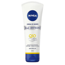 Средства по уходу за кожей рук Антивозрастной крем для рук Nivea Q10 3-в-1 (100 ml)