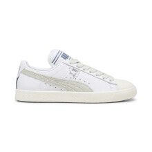 Puma Clyde Q3 Rhuigi 39330501 Mens White Leather Lifestyle Sneakers Shoes