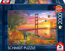 Schmidt Spiele Schmidt Spiele Walk to the Golden Gate Bridge, puzzle (2000 pieces)