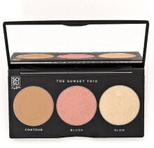 Make-up-Palette - Sosu by SJ The Sunset Trio Palette Contour Blush Glow