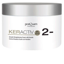 Несмываемые средства и масла для волос Postquam Haircare Keractiv Smooth Straightening Cream Выпрямляющий крем с кератином 200 мл