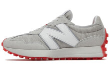 Levis/李维斯 x New Balance NB 327 跑步鞋 男女同款 灰红色 复古运动 / Кроссовки Levis x New Balance NB 327 MS327LVC