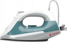 Żelazko Singer SINGER Steam Choice 1.0, Dry & Steam iron, Ceramic soleplate, 1.9 m, 70 g/min, Aqua colour, White, 20 g/min