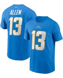 Men's Keenan Allen Powder Blue Los Angeles Chargers Name and Number T-shirt