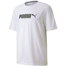 Мужские спортивные футболки pUMA 583487_02 рубашка/футболка Круглый вырез под горло Короткий рукав Хлопок, Полиэстер