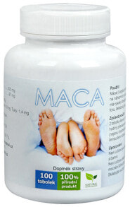 Витамины и БАДы для мужчин Natural Medicaments Maca Добавка на основе перуанской маки для повышения мужского либидо и умственно деятельности 100 капсул