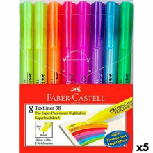 Набор флуоресцентных маркеров Faber-Castell Textliner 38 5 штук