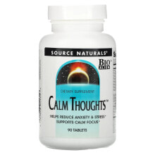 Витамины группы B Source Naturals, Calm Thoughts, 90 Tablets