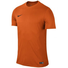 Мужские спортивные футболки мужская футболка спортивная оранжевая с логотипом Nike Park VI M 725891-815