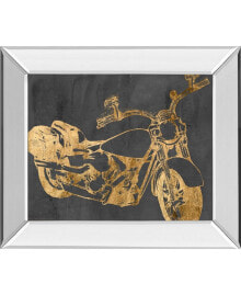 Motorcycle Bling I by Jennifer Goldberger Mirror Framed Print Wall Art, 22