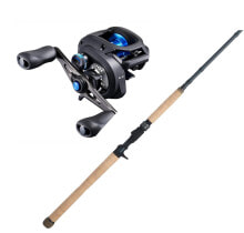 Купить удилища для рыбалки FENWICK: Fenwick Elite Inshore Casting 7FT Medium Light with Baitcasting Reels Combo