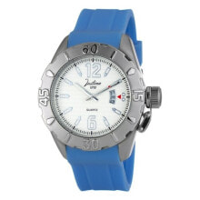 Мужские наручные часы с ремешком Мужские наручные часы с синим силиконовым ремешком Justina 11878A ( 47 mm)