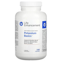 Калий Life Enhancement, Potassium Basics, 240 капсул
