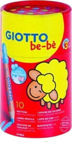 Цветные карандаши для рисования для детей giotto Kredki dla najmłodszych 10 kolorów GIOTTO