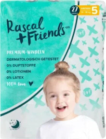 Купить детские подгузники и средства гигиены Rascal+Friends: Windeln Gr. 5 (13-18 kg), 27 St