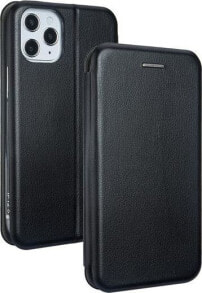 чехол книжка кожаный черный iPhone 12