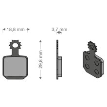 BRENTA CICLO All Around MT5/MT7 Magura disc brake pads 4 units