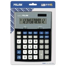 Школьные калькуляторы mILAN Blister Pack Black 12 Digit Calculator With Check Button