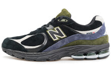 New Balance NB 2002R 复古休闲 低帮 跑步鞋 男女同款 黑绿 牛年限定 / Кроссовки New Balance NB 2002R ML2002R9