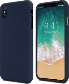 чехол силиконовый темно-синий Xiaomi Redmi 7 Mercury