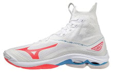 Mizuno Wave Lightning Neo 透气轻便耐磨排球鞋 男女同款 白红色 / Кроссовки Mizuno Wave Lightning Neo V1GA200225