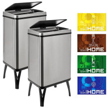 WELLHOME Smart trash cans 40L 2 units