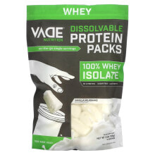Vade Nutrition, Пакетики с растворимым белком, 100% изолят сыворотки, ванильный молочный коктейль, 720 г (1,6 фунта)