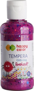 Happy Color Paint tempera glitter 118ml pink
