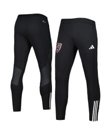 adidas men's Black Real Salt Lake 2023 On-Field Team Crest AEROREADY Training Pants