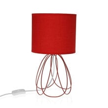 Desk lamp Versa Mila Red 20 x 36 cm Metal